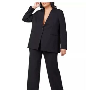SPANX Perfect Collarless Blazer Black Size 3X New wit Tags Minimalist